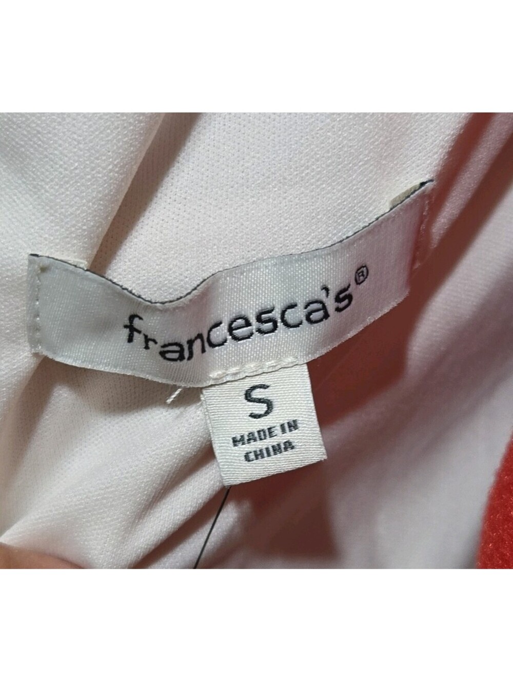 francesca's Cream Solid Maxi Dress S V-Neck Flutter Sleeve Open Back Zip - Picture 6 of 7